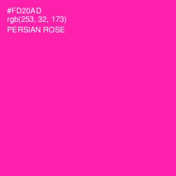 #FD20AD - Persian Rose Color Image