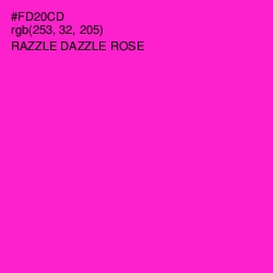 #FD20CD - Razzle Dazzle Rose Color Image