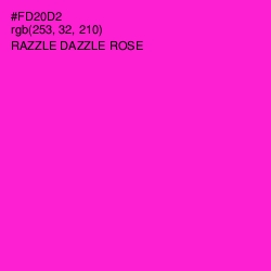 #FD20D2 - Razzle Dazzle Rose Color Image