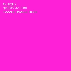 #FD20D7 - Razzle Dazzle Rose Color Image