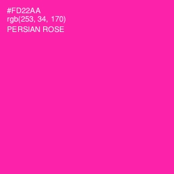 #FD22AA - Persian Rose Color Image