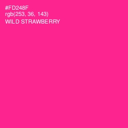 #FD248F - Wild Strawberry Color Image