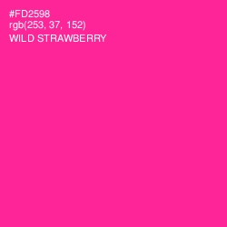 #FD2598 - Wild Strawberry Color Image