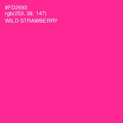 #FD2693 - Wild Strawberry Color Image