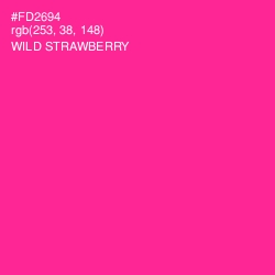 #FD2694 - Wild Strawberry Color Image