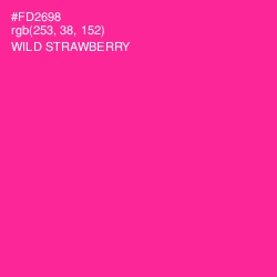 #FD2698 - Wild Strawberry Color Image