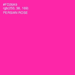 #FD26A9 - Persian Rose Color Image