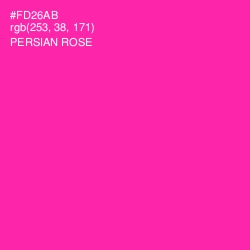 #FD26AB - Persian Rose Color Image