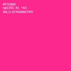 #FD288E - Wild Strawberry Color Image