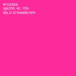 #FD2A9B - Wild Strawberry Color Image