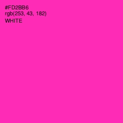 #FD2BB6 - Persian Rose Color Image