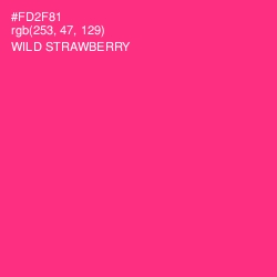 #FD2F81 - Wild Strawberry Color Image