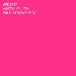 #FD2F87 - Wild Strawberry Color Image