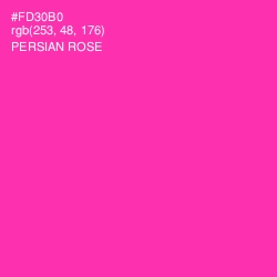 #FD30B0 - Persian Rose Color Image