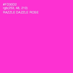 #FD30D2 - Razzle Dazzle Rose Color Image