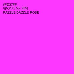 #FD37FF - Razzle Dazzle Rose Color Image