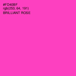 #FD40BF - Brilliant Rose Color Image