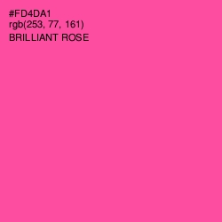 #FD4DA1 - Brilliant Rose Color Image