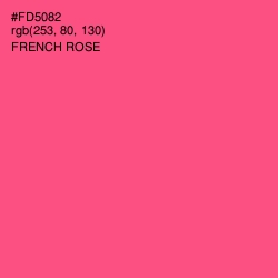 #FD5082 - French Rose Color Image