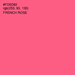 #FD5D82 - French Rose Color Image