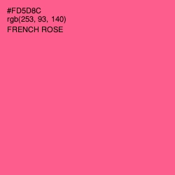 #FD5D8C - French Rose Color Image