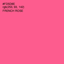 #FD5D8E - French Rose Color Image