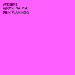 #FD5EFE - Pink Flamingo Color Image