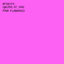 #FD61F4 - Pink Flamingo Color Image