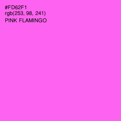 #FD62F1 - Pink Flamingo Color Image