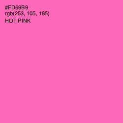 #FD69B9 - Hot Pink Color Image