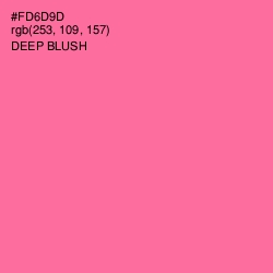 #FD6D9D - Deep Blush Color Image