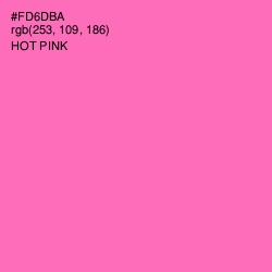 #FD6DBA - Hot Pink Color Image