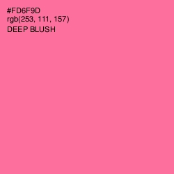 #FD6F9D - Deep Blush Color Image