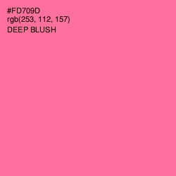 #FD709D - Deep Blush Color Image