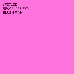 #FD72DD - Blush Pink Color Image