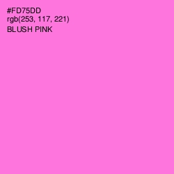 #FD75DD - Blush Pink Color Image