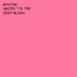 #FD779E - Deep Blush Color Image