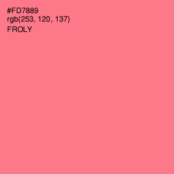 #FD7889 - Froly Color Image