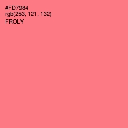 #FD7984 - Froly Color Image