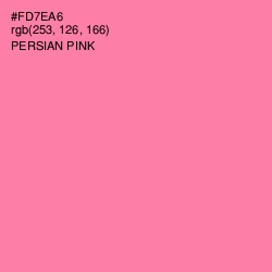 #FD7EA6 - Persian Pink Color Image