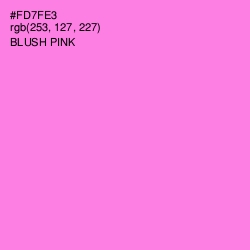 #FD7FE3 - Blush Pink Color Image