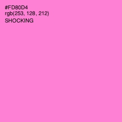 #FD80D4 - Shocking Color Image