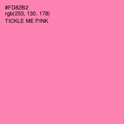 #FD82B2 - Tickle Me Pink Color Image