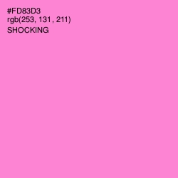 #FD83D3 - Shocking Color Image