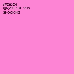 #FD83D4 - Shocking Color Image