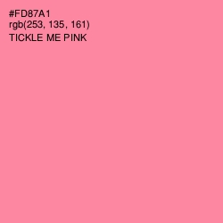 #FD87A1 - Tickle Me Pink Color Image