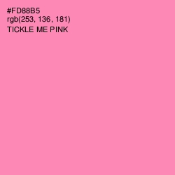 #FD88B5 - Tickle Me Pink Color Image