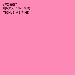 #FD89B7 - Tickle Me Pink Color Image