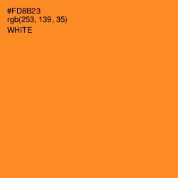 #FD8B23 - Carrot Orange Color Image