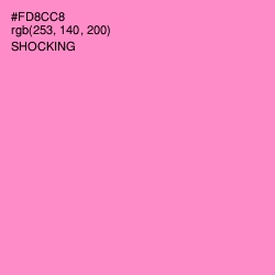 #FD8CC8 - Shocking Color Image